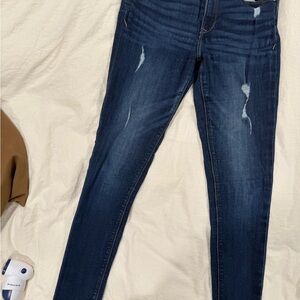 Express Dark Blue Skinny Jeans